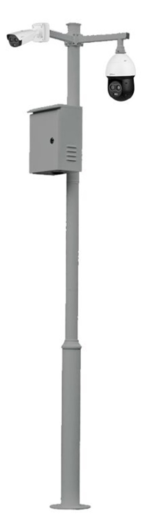 Gray-Galvanized-Steel-Camera-Pole